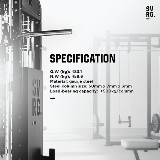 SMITH MACHINE KUROGANE ATTACHMENT - Spesifikasi Smith Machine SVRG