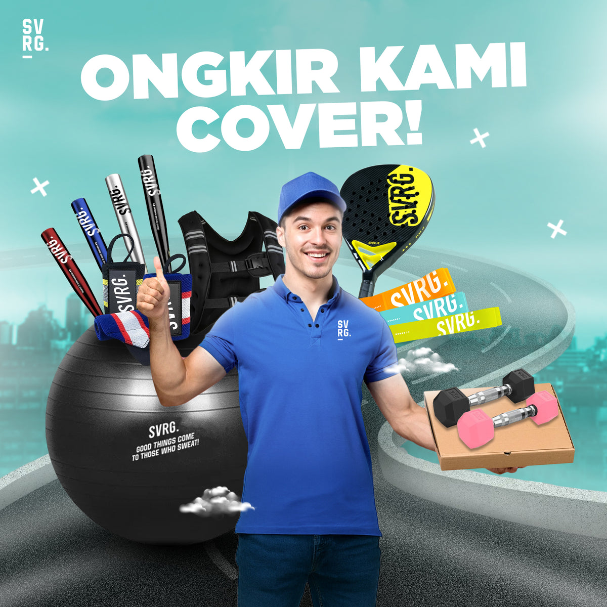 jangan khawatir, ongkir dicover svrg