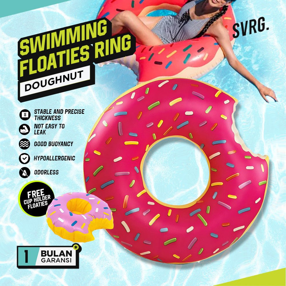 Swimming Floaties Doughnut (FREE CUP HOLDER DOUGHNUT) – SVRG