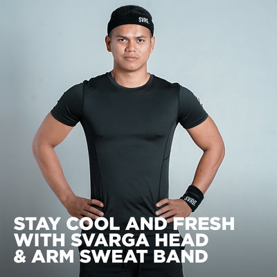 Stay Cool and Fresh with SVARGA Head & Arm Sweat Band