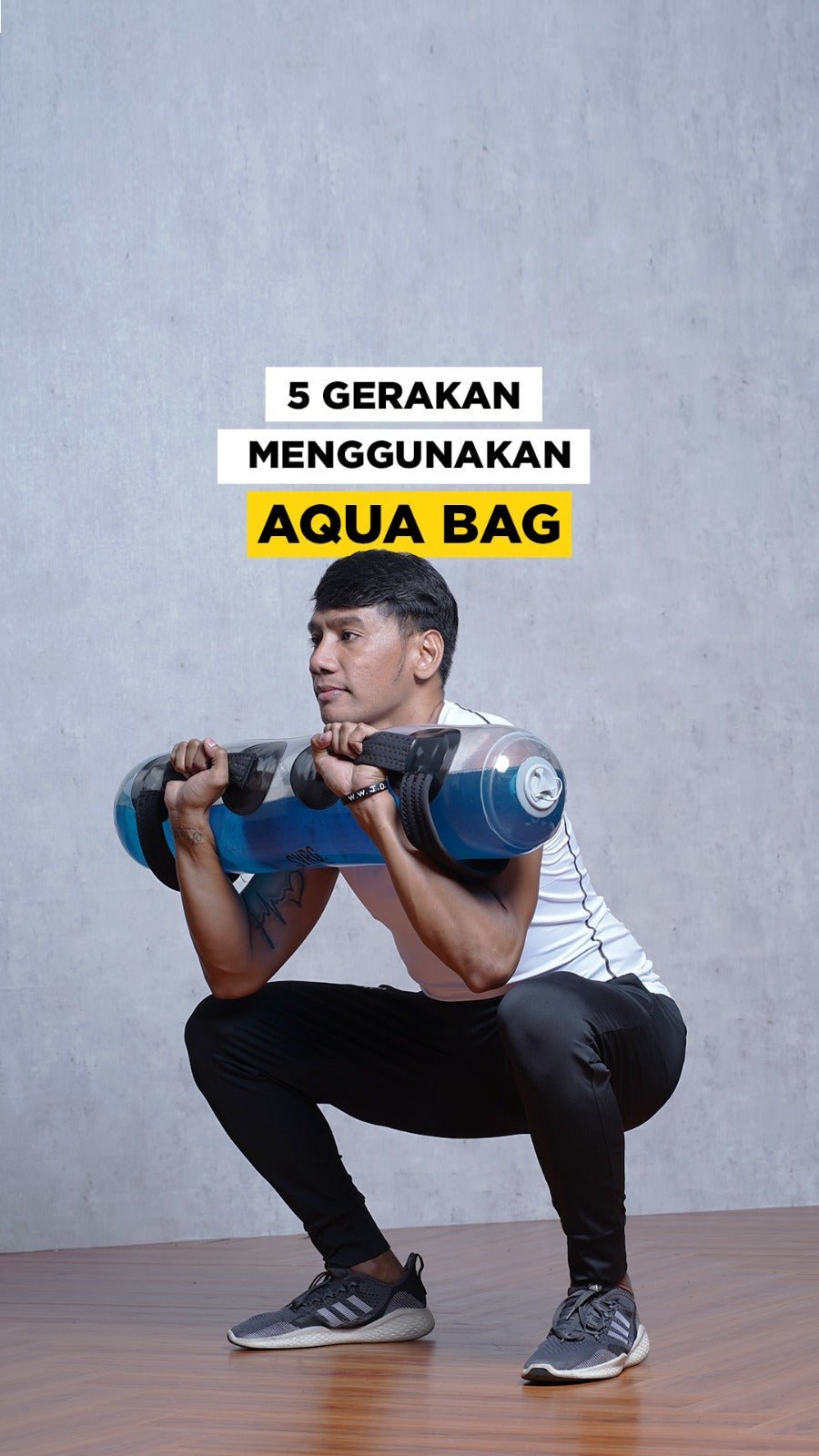 5 gerakan dengan aqua bag