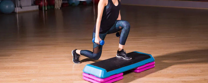 Aerobic Stepper Workout at the Gym for Full Body Cardio