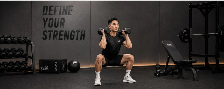 Dumbbell Squat to Press Technique for a Full Body Workout