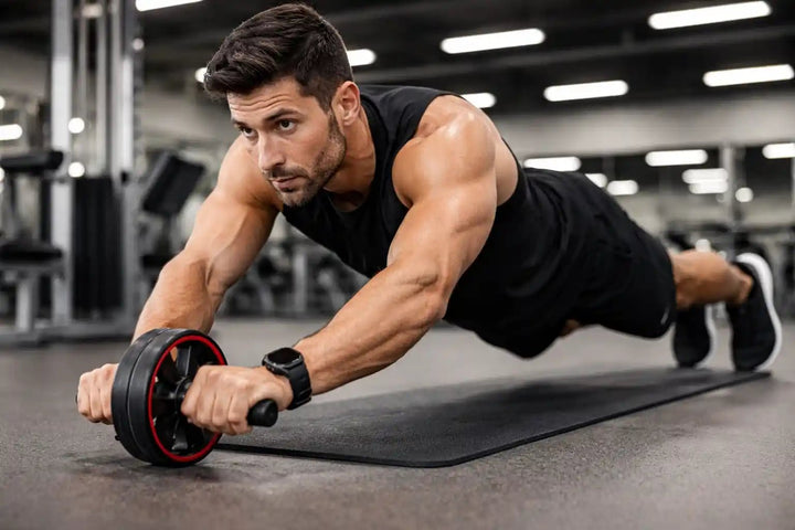 Abs Roller for Men, Simple Workout for Strong Abs