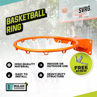 Basketball Fabric Net Ring Basket - Jaring Ring Basket Polyester dan Rantai