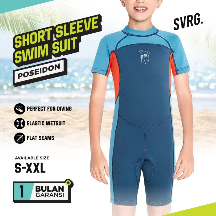 Poseidon Wet Suit for Boys & Girls - Baju Diving & Renang Anak Unisex