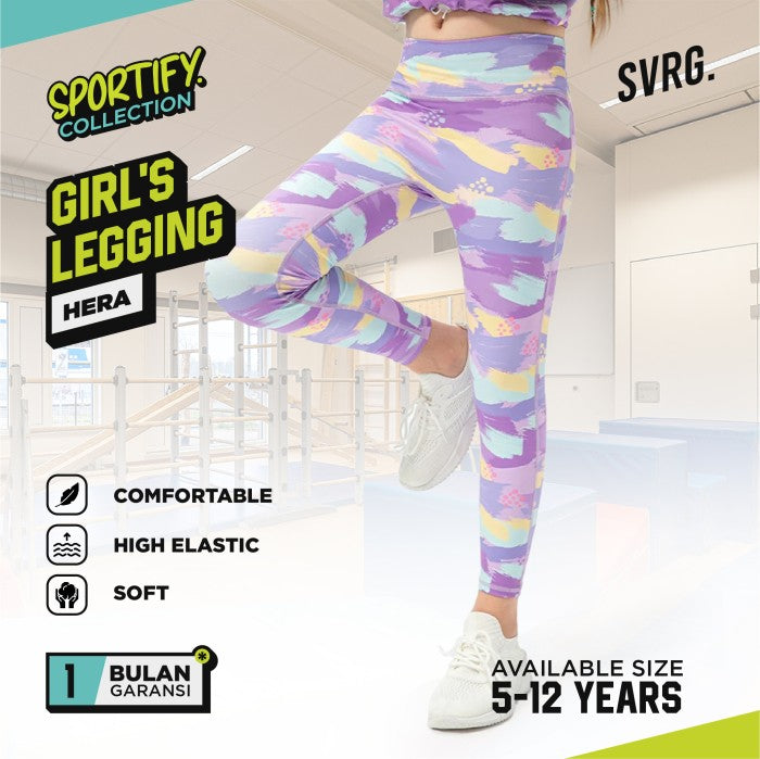Hera Girls Legging - Celana Panjang Olahraga Anak Perempuan