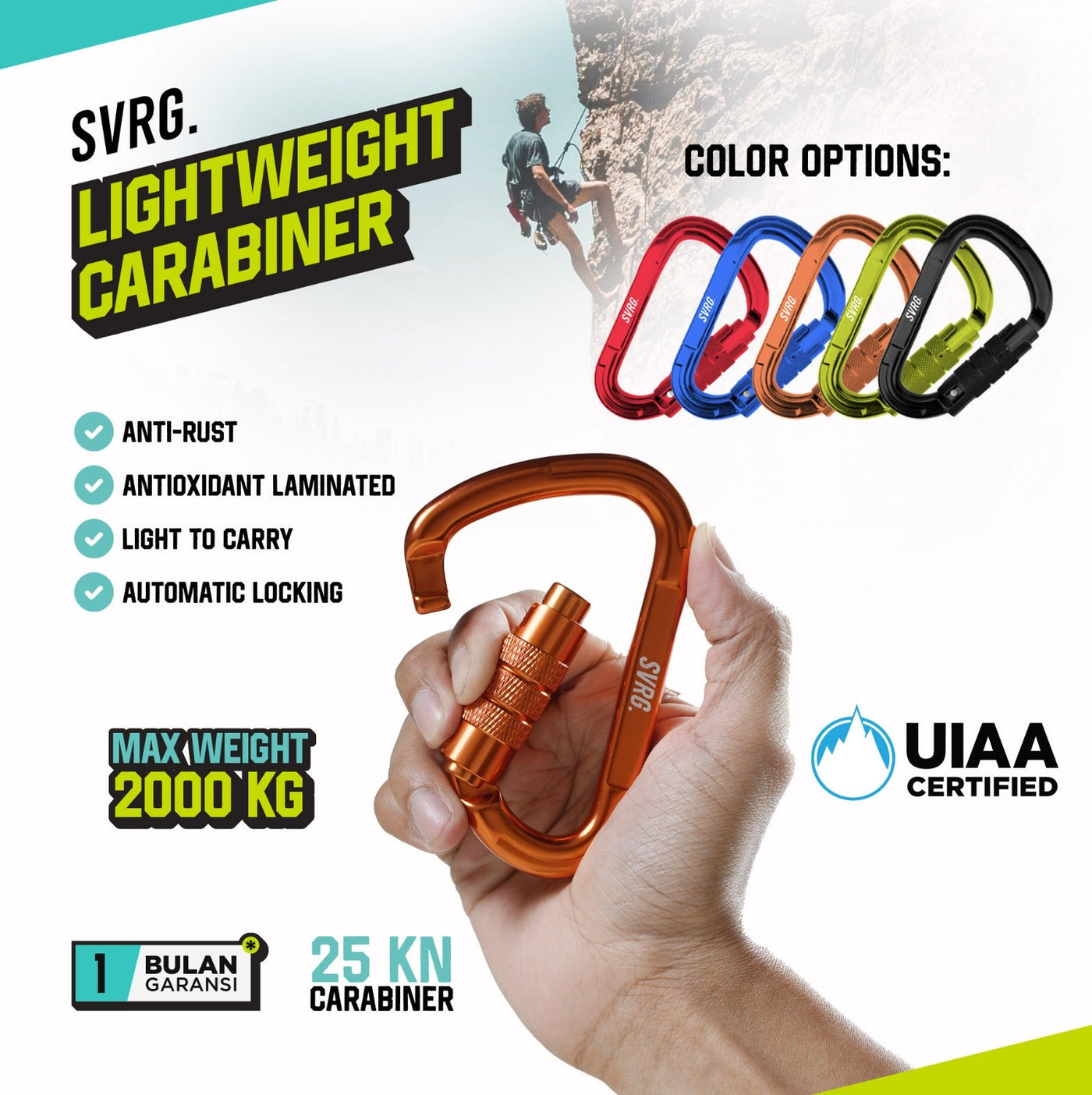 Lightweight Carabiner - SVRG