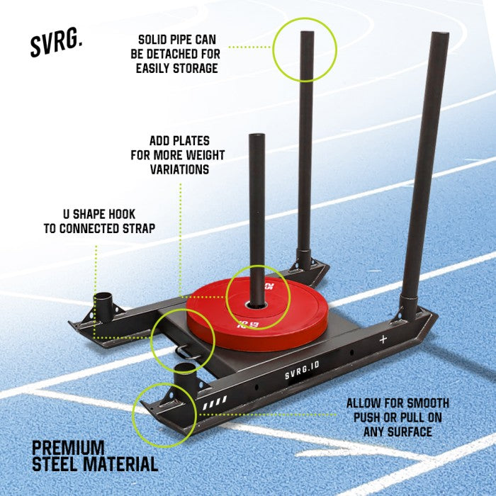 Sled Gym Track & Gym Sled