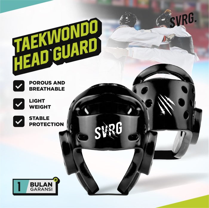 SVRG. Helm Pelindung Kepala Head Guard Protector Without Mask For Jiu Jitsu Taekwondo
