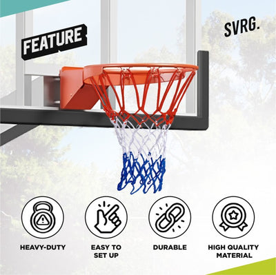 Basketball Net Jaring Ring Basket Neylon Isi 2 Free Pouch