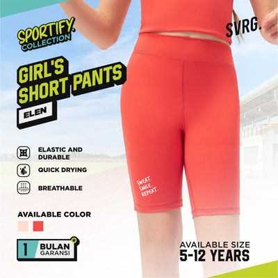 Elen Sports Short Pants Girls - Celana Olahraga Anak Perempuan