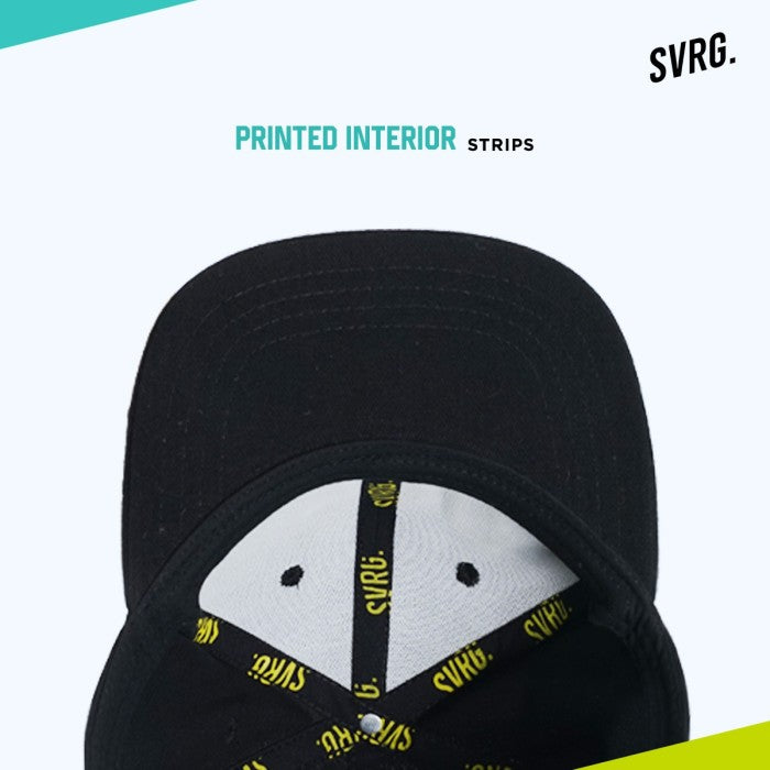 SVRG. Snapback Cap Hat Topi Pria Baseball Cap Model Logo Bordir Premium