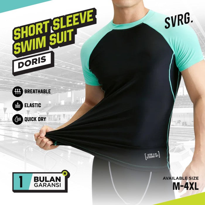 Doris Diving and Swim Suit - Men's Short Sleeve Swimsuit