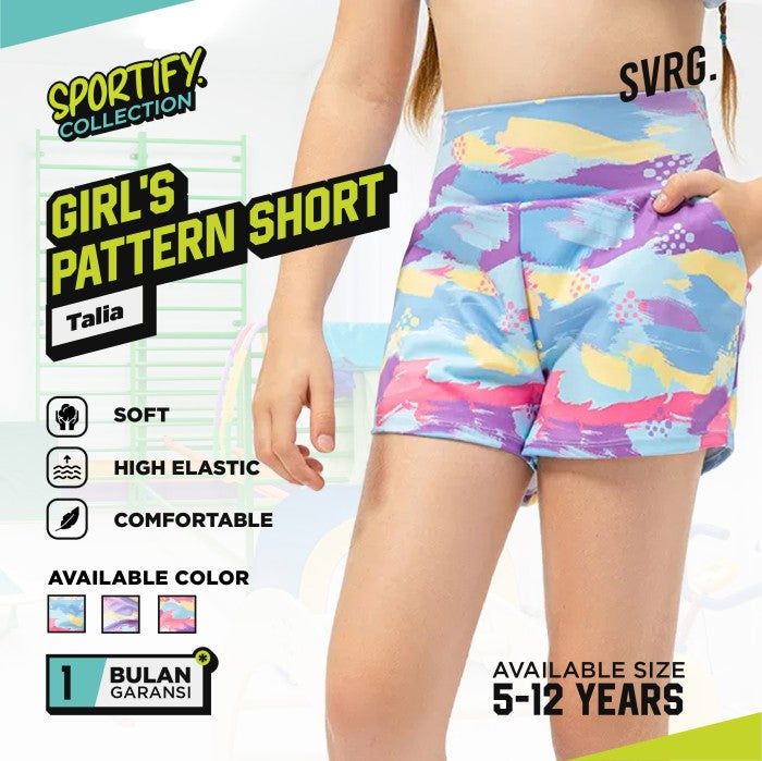 Talia Short Pants for Girls - Celana Pendek Olahraga Anak Perempuan