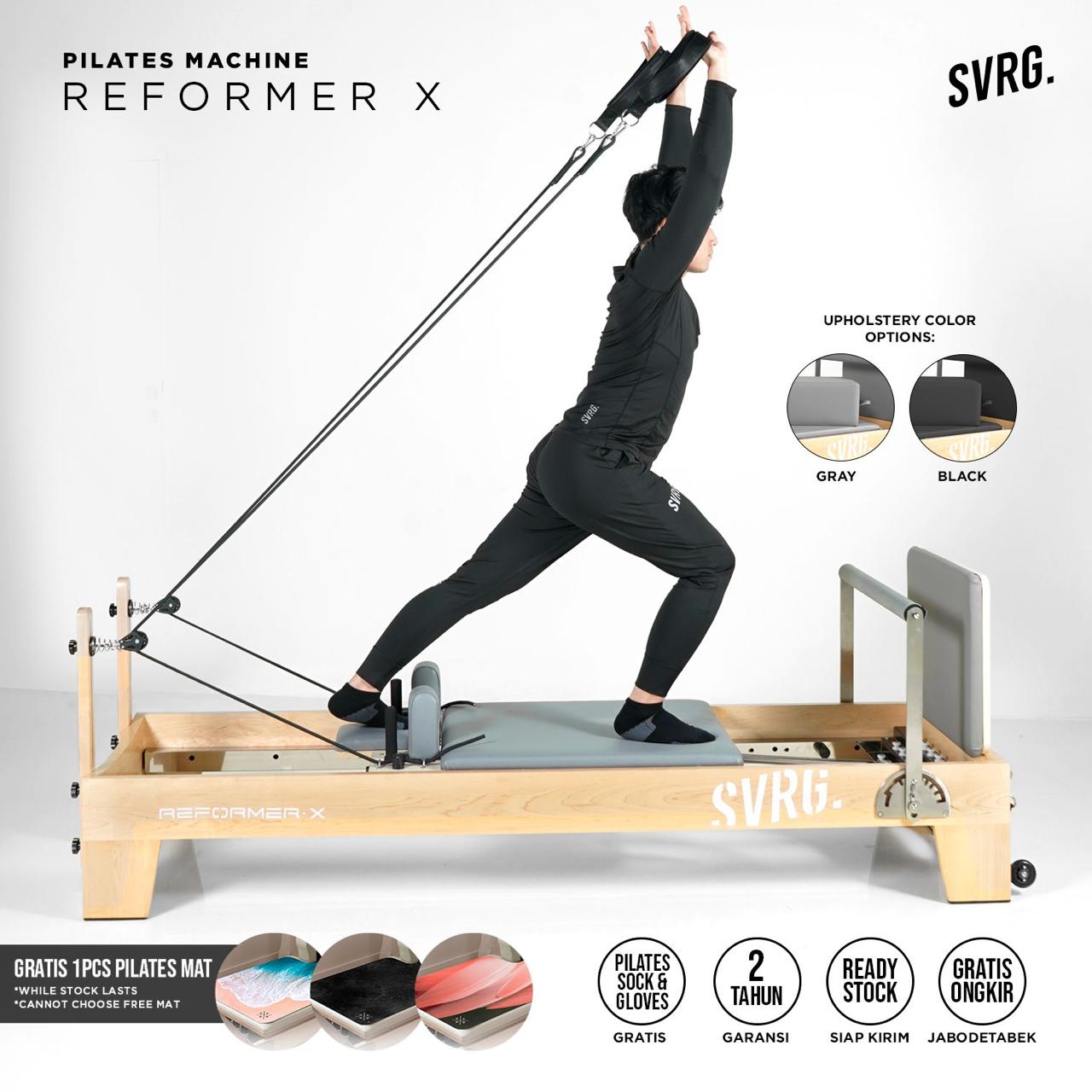 Pilates Reformer X - Training Exercise Free Socks and Gloves