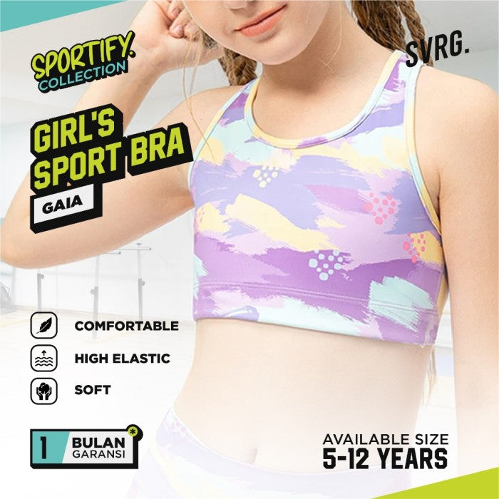 Gaia Sport Bra Anak Perempuan -  Miniset Olahraga Anak Perempuan