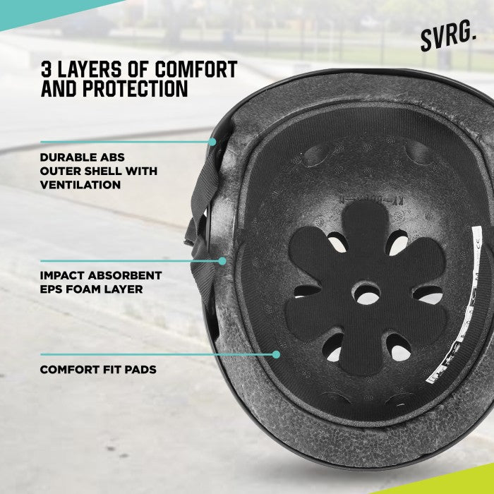 Inline Skate Helmet - SVRG - Roller Helmet - Skate Board BMX Scooter Scooter - Children&