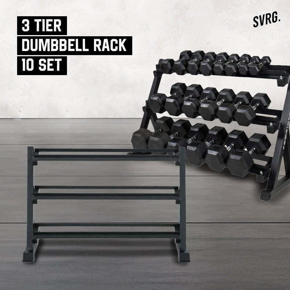 3-Tier Dumbbell Rack – 3-Tier Dumbbell Storage Rack – SVRG