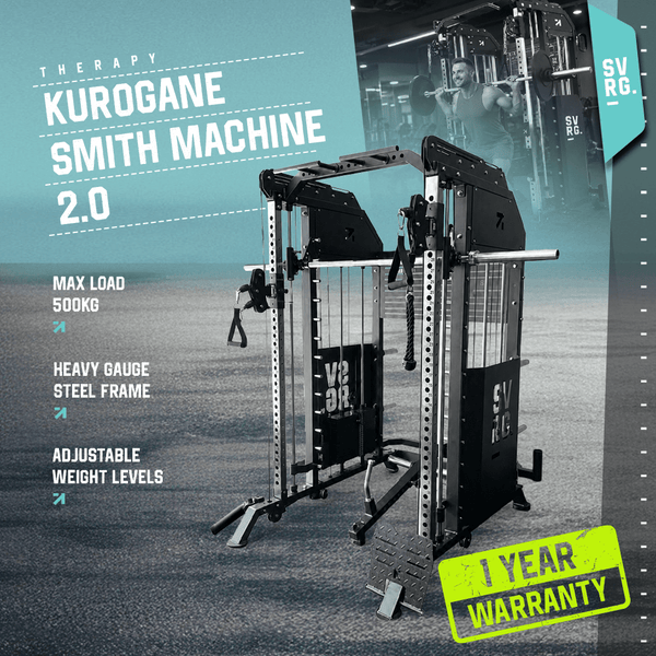 SVRG Kurogane Smith Machine 2.0 Body Only | All-in-One Functional Trainer Cable Machine Home Gym 500KG - 1