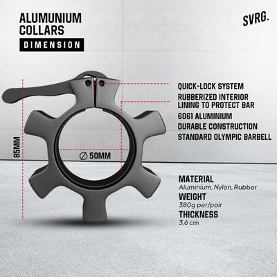 Aluminium Barbell Collars