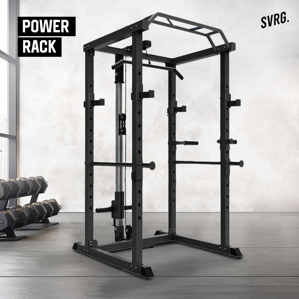 Home Gym Adidas Squat Rack SVRG All-in-One Gym Rack – Rak Barbel