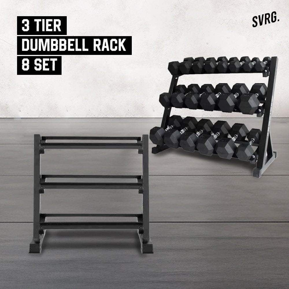 3-Tier Dumbbell Rack – 3-Tier Dumbbell Storage Rack – SVRG