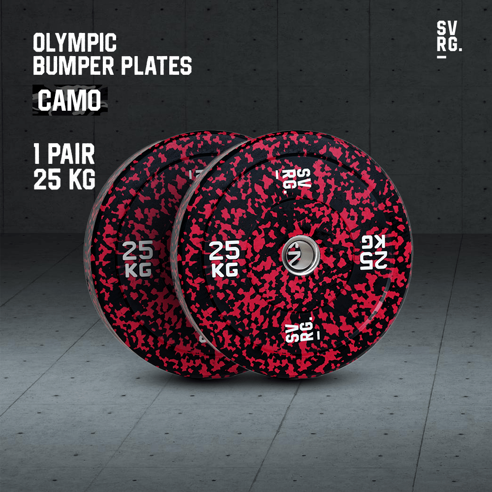 SVRG Camo Bumper Plates – CAMO Series (5/10/15/20/25 kg) – 1 Piece / 1 Pair
