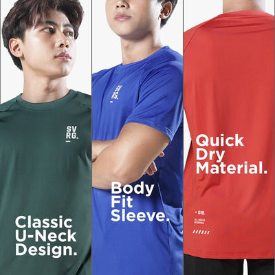SVRG Sabi Shirt – Kaos Olahraga Sport Premium Dri-Fit Quick Dry Unisex Pria Wanita