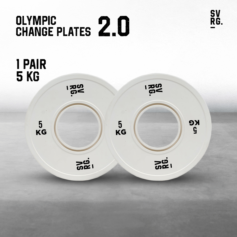 SVRG - Olympic Training Bumper Plates Calibrated Bumper Change Plate 2.0  - 5Kg 10Kg 15Kg  - Weight Rubber Plates - Piece & Pair