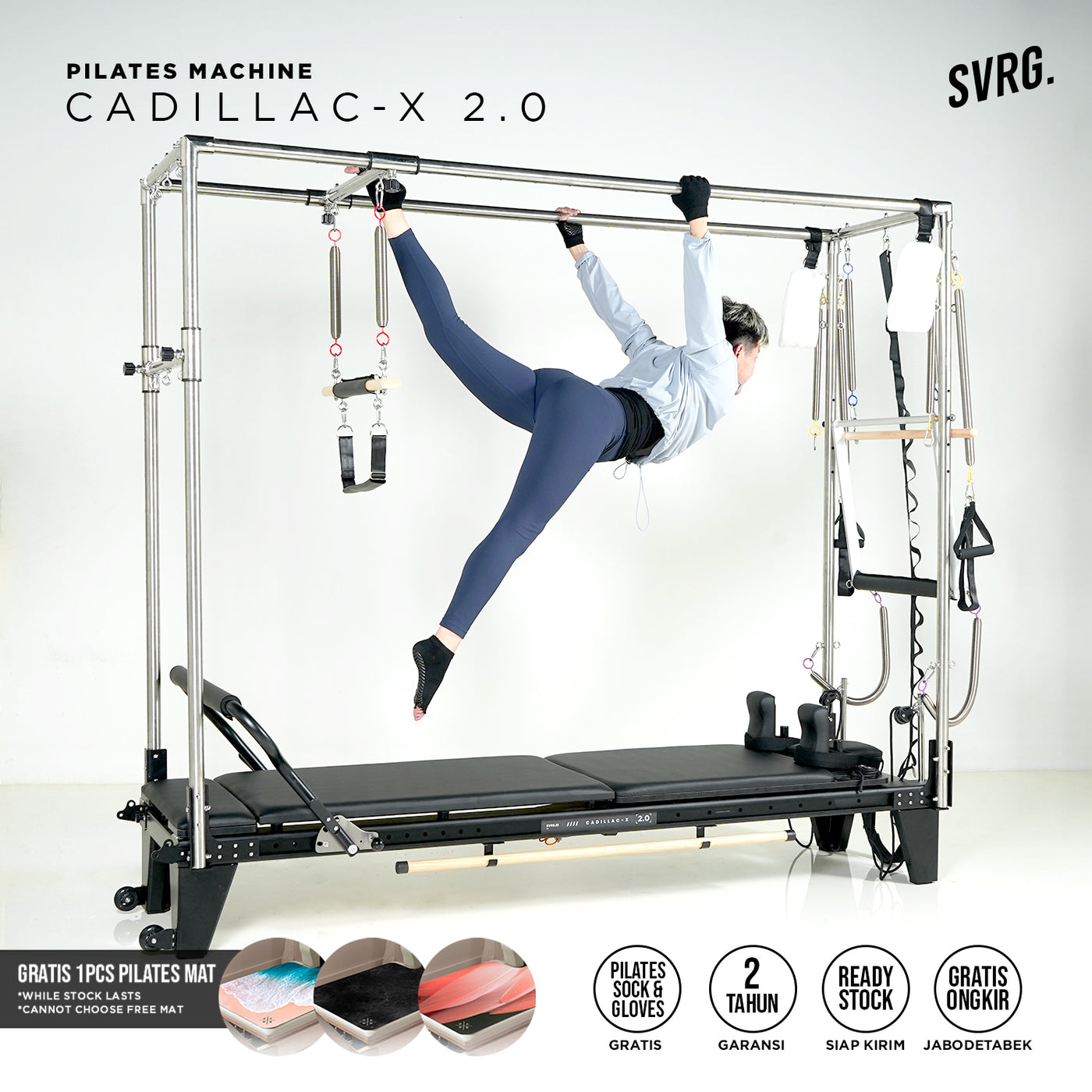 Cadillac X 2.0 - Reformer Pilates 2 In 1 Series