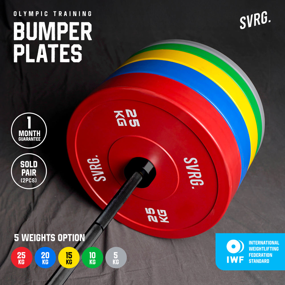 Olympic Training Bumper Plates Gym - SVRG