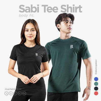 SVRG Sabi Shirt – Kaos Olahraga Sport Premium Dri-Fit Quick Dry Unisex Pria Wanita