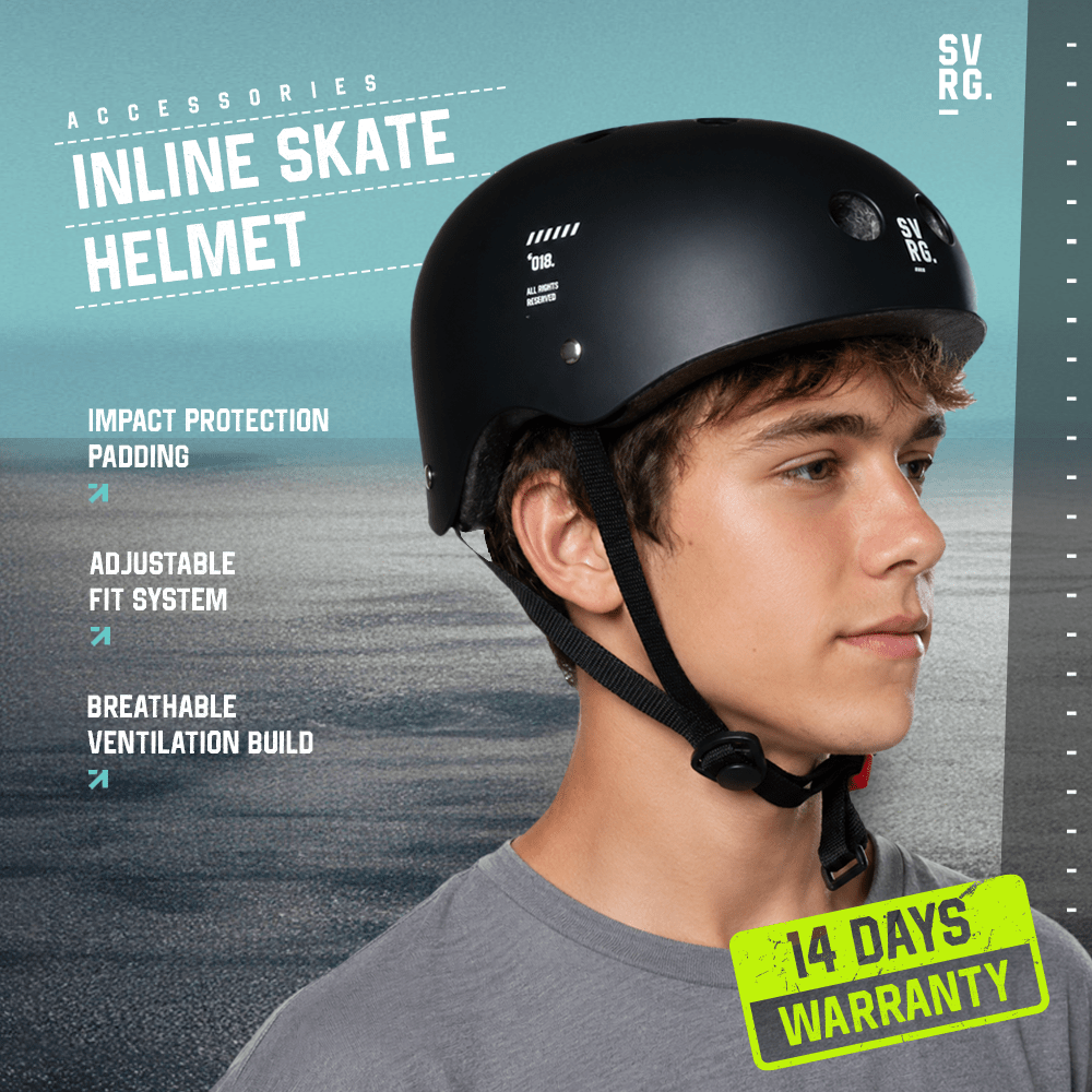 Inline Skate Helmet - SVRG - Roller Helmet - Skate Board BMX Scooter Scooter - Children&
