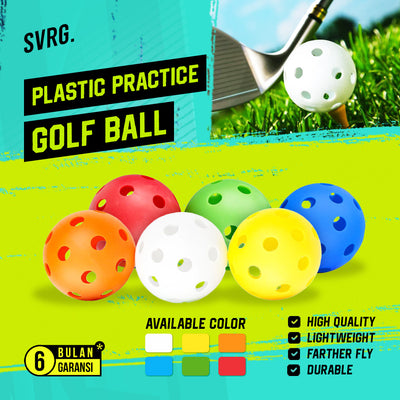 Plastic Practice Golf Ball