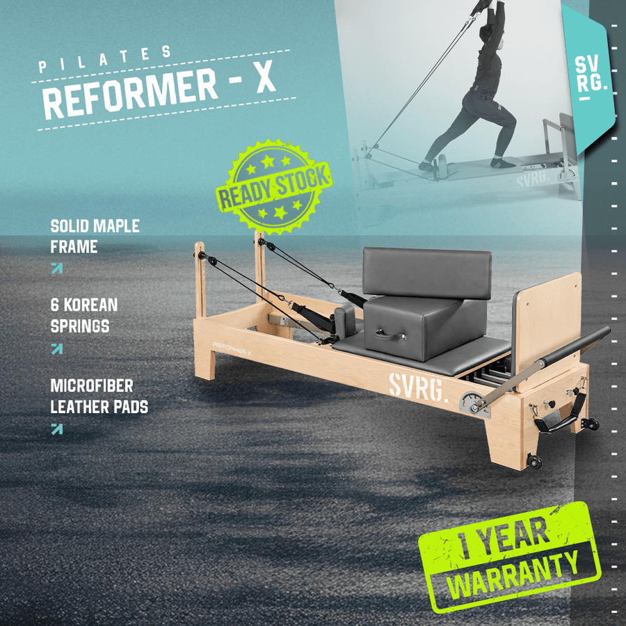 SVRG.  Pilates Reformer X - Training Exercise Free Socks and Gloves