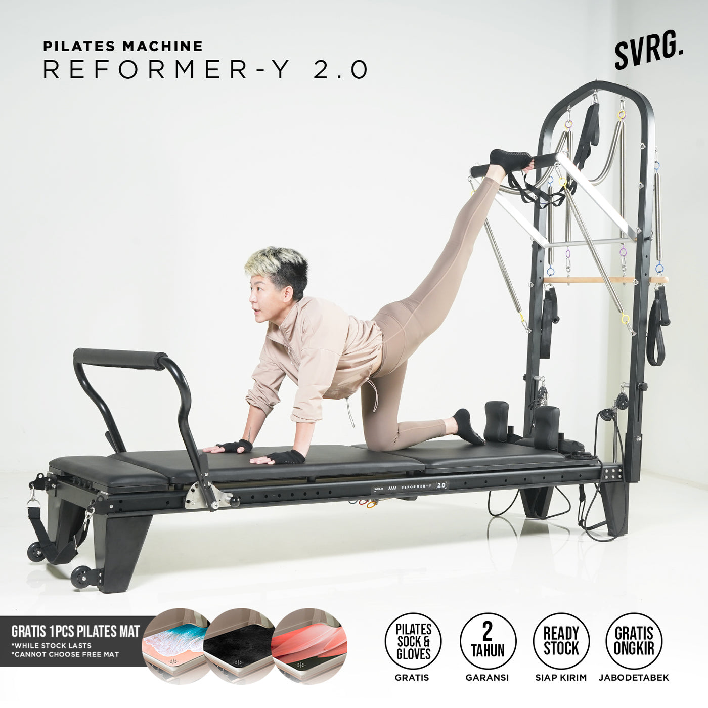 Pilates Reformer Y 2.0 - Black Series