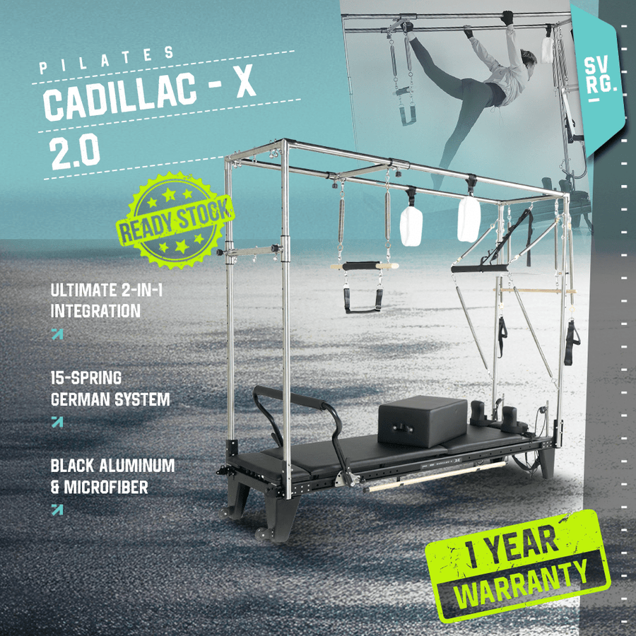 Cadillac X 2.0 - Reformer Pilates 2 In 1 Series