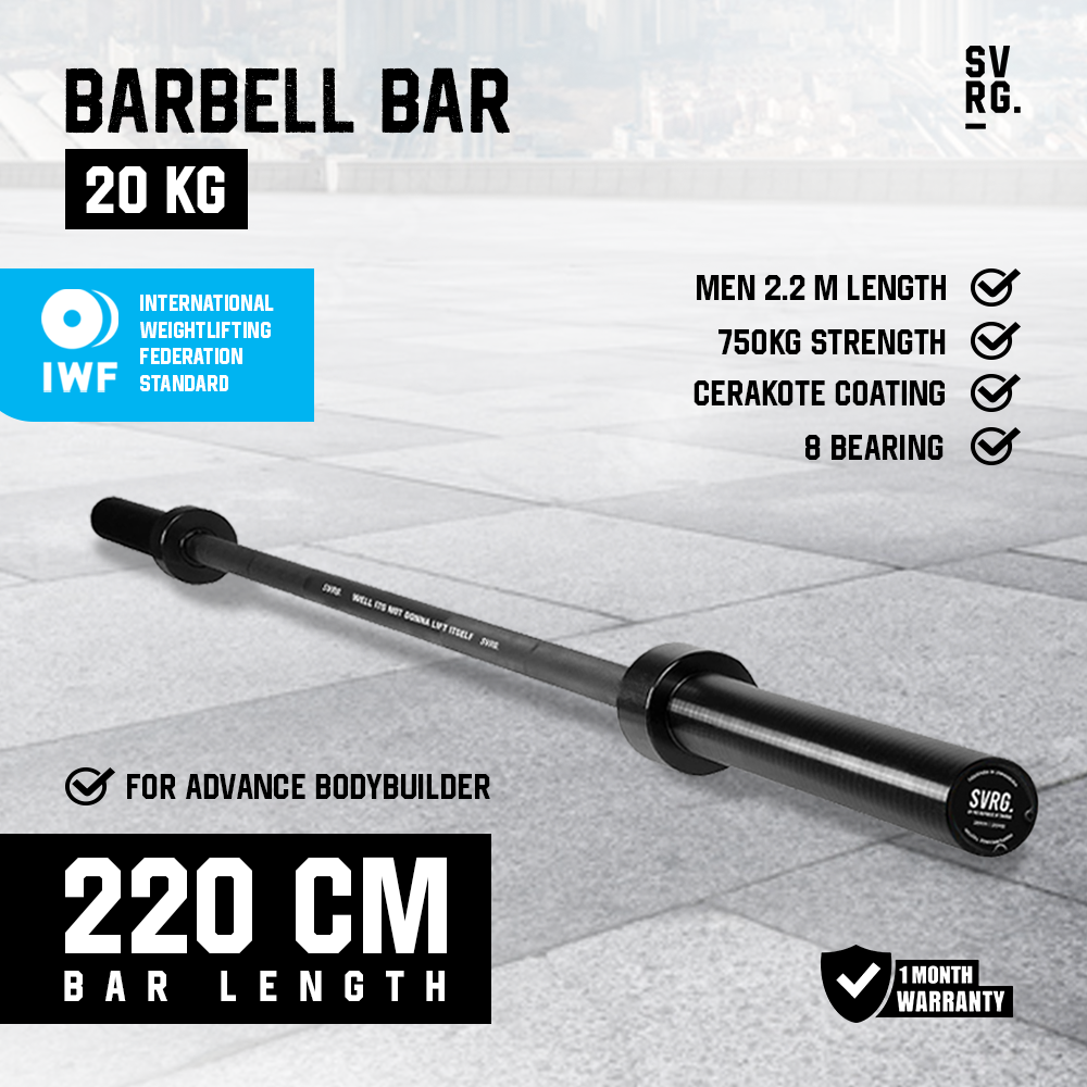 Barbell Olympic Bar 20Kg Men