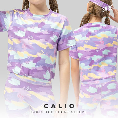 Aura Crop Top for Girls - Atasan Olahraga Anak Perempuan