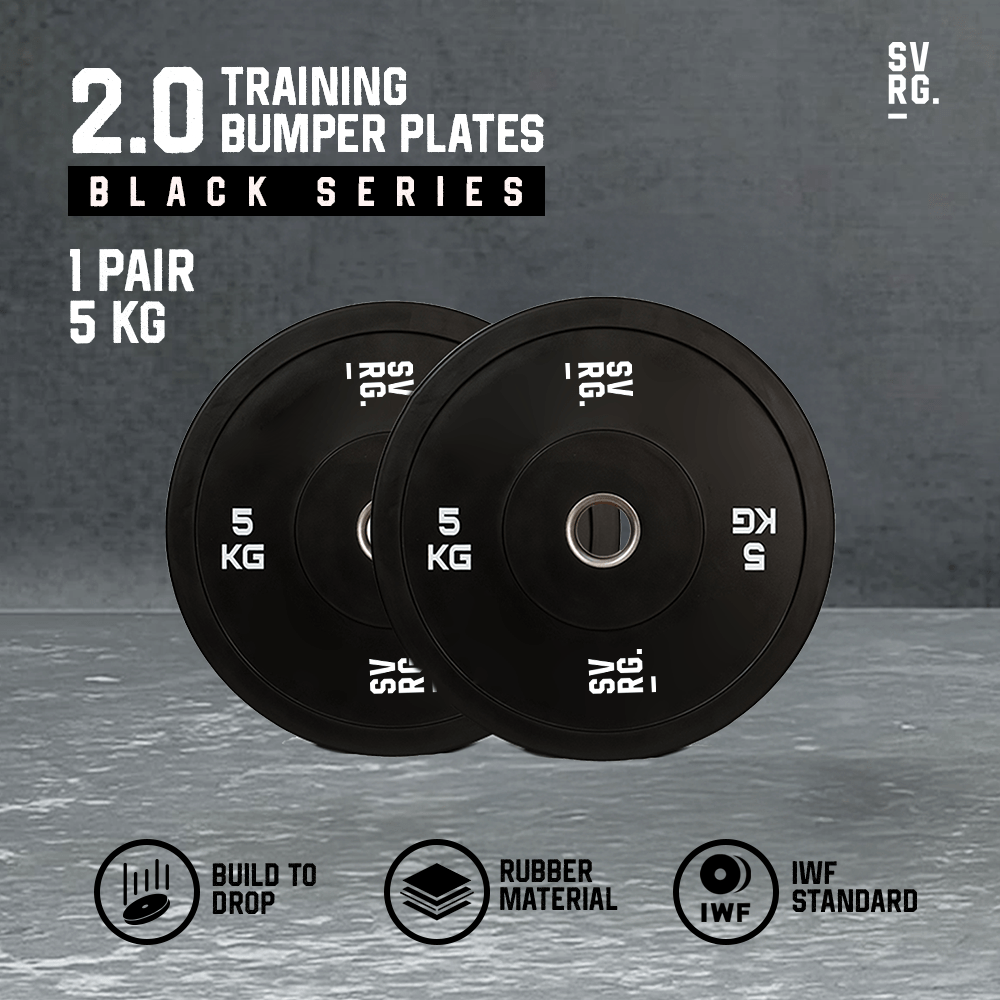 SVRG - Olympic Training Bumper Plates Calibrated Bumper Change Plate 2.0  - 5Kg 10Kg 15Kg  - Weight Rubber Plates - Piece & Pair