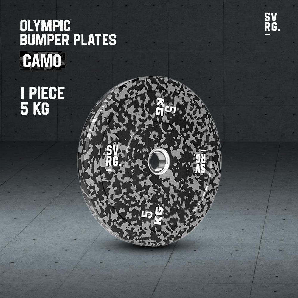 SVRG Camo Bumper Plates – CAMO Series (5/10/15/20/25 kg) – 1 Piece / 1 Pair