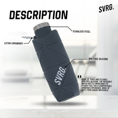 SVRG. Foldable Water Bottle - collapsible bottle - Botol Minum Lipat