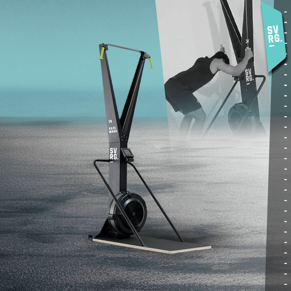 SVRG Kazemaru Skierg Machine untuk HYROX Training - Ski Trainer Air Resistance Full Body Ski Machine
