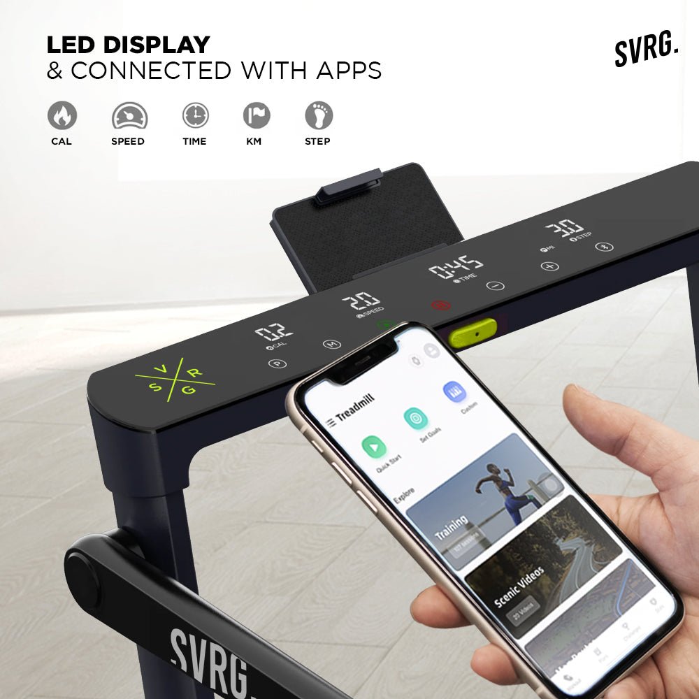 2 in 1 Foldable Treadmill and Walking Pad - 6