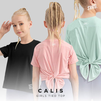 Aura Crop Top for Girls - Atasan Olahraga Anak Perempuan
