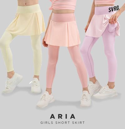 Aura Crop Top for Girls - Atasan Olahraga Anak Perempuan