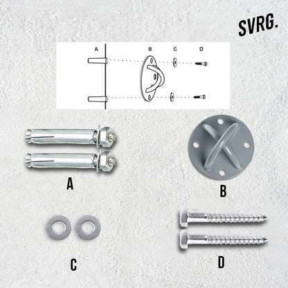 Ceiling Mounted Anchor Support High Strength