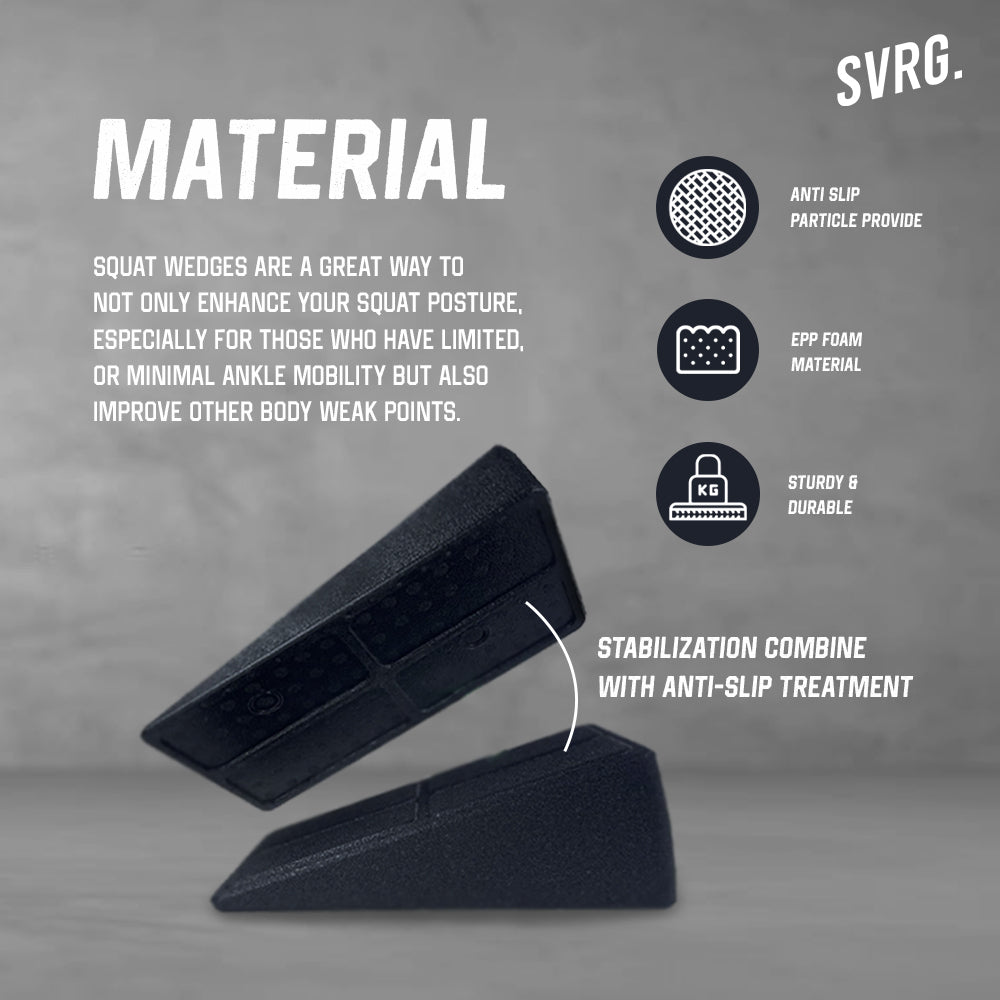 Set Yoga 🧘 Bricks Squat Wedge Blocks Slant Board Adjustable (Neu Und