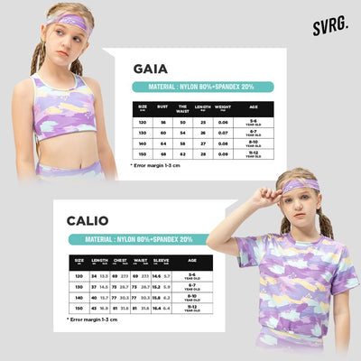 Aura Crop Top for Girls - Atasan Olahraga Anak Perempuan